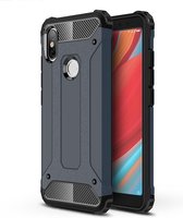 Magic Armor TPU + PC-combinatiehoes voor Xiaomi Redmi S2 (marineblauw)