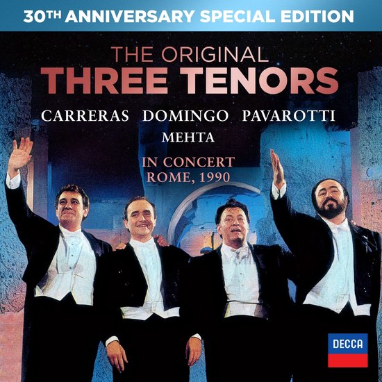 Three Tenors 30th Anniversary Dvd Cd Pavarotti Domingo Carreras