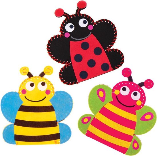 Baker Ross Inkleurbare Zwevende Vlinders (1 stuks) Knutselspullen en Knutselsets voor Kinderen Baker Ross Inkleurbare Zwevende Vlinders (1 stuks) Knutselspullen en Knutselsets voor Kinderen