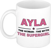 Ayla The woman, The myth the supergirl cadeau koffie mok / thee beker 300 ml