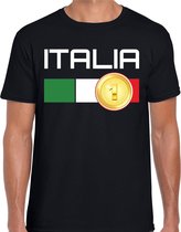 Italia / Italie landen t-shirt zwart heren 2XL