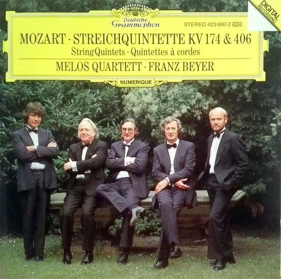 Mozart   Streichquintette KV 174 & 406  - Melos Quartet