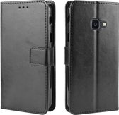 Let op type!! Retro Crazy Horse Texture Horizontal Flip Leather Case for Galaxy Xcover 4s / Xcover 4   with Holder & Card Slots & Photo Frame(Black)