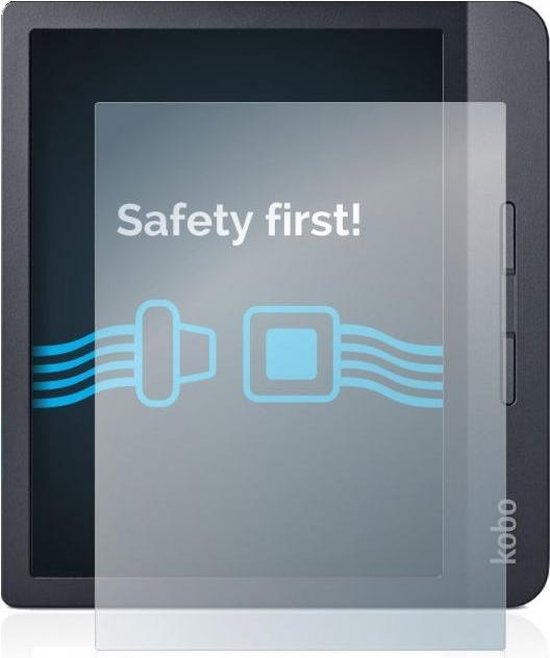 Goodline® - Heldere Screenprotector Kobo Libra H2O (7") - type: Clear Basic
