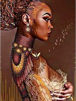 EnjoyeuS Sexy African Woman - Sexy Afrikaanse Vrouw - 30x40 - Diamond Painting Schilderen - Diamond Painting Volwassenen