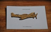 MAGNEETBOX P-51 Mustang WW II airplane