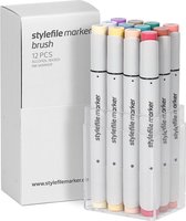 Stylefile Twin Marker Brush 12er Set Main C