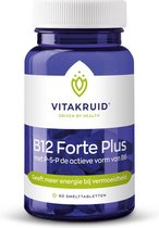 Vitakruid B12 Forte Plus 60 Voedingssuplement - smelttabletten