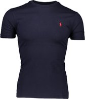 Polo Ralph Lauren T-shirt Blauw Getailleerd - Maat L - Mannen - Never out of stock Collectie - Katoen