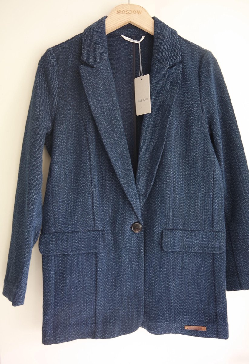 Moscow - Colbert - Blazer - Kleur Blauw - Maat S