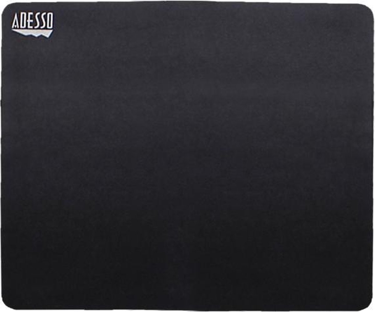 Truform P100 muismat - rubberen antislip onderlaag - 22cm x 17.7cm x 0.2cm - zwart
