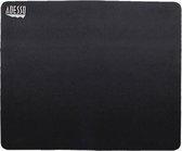 Truform P100 muismat - rubberen antislip onderlaag - 22cm x 17.7cm x 0.2cm  - zwart