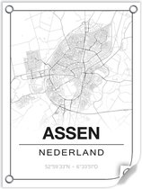 Tuinposter ASSEN (Nederland) - 60x80cm