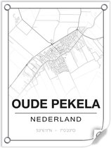 Tuinposter OUDEPEKELA (Nederland) - 60x80cm