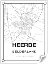 Tuinposter HEERDE (Gelderland) - 60x80cm