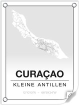 Tuinposter CURACAO (Kleine Antillen) - 60x80cm