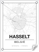 Tuinposter HASSELT (Belgie) - 60x80cm