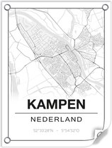 Tuinposter KAMPEN (Nederland) - 60x80cm