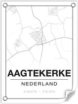 Tuinposter AAGTEKERKE (Nederland) - 60x80cm