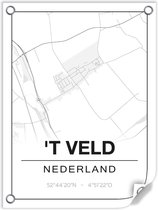 Tuinposter T VELD (Nederland) - 60x80cm