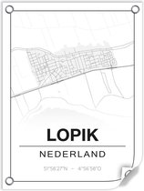 Tuinposter LOPIK (Nederland) - 60x80cm