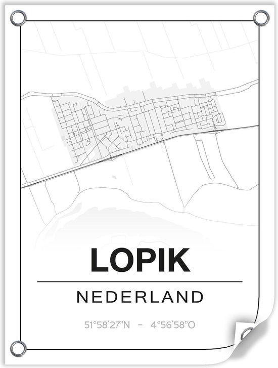 Tuinposter LOPIK (Nederland) - 60x80cm