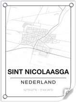 Tuinposter SINT NICOLAASGA (Nederland) - 60x80cm