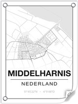 Tuinposter MIDDELHARNIS (Nederland) - 60x80cm
