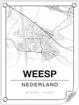 Tuinposter WEESP (Nederland) - 60x80cm
