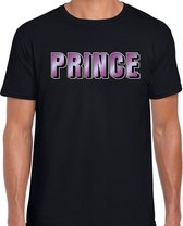 Prince fun tekst t-shirt zwart heren XL