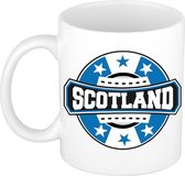 Scotland / Schotland embleem theebeker / koffiemok van keramiek - 300 ml - Schotland landen thema - supporter bekers / mokken
