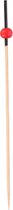 Cuisine Elegance Cocktailprikkers Bal 12 Cm Bamboe Rood 36 Stuks