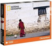 Puzzel National Geographic 1000 stukjes  legpuzzel - voetballende monnik