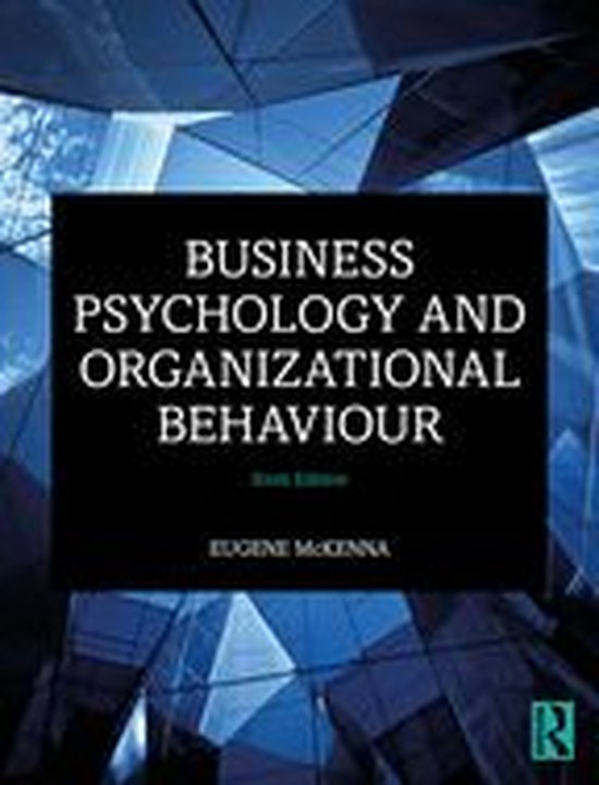 Business Psychology and Organizational Behaviour - cover