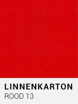 Linnenkarton 13 Rood A4 240 gr.