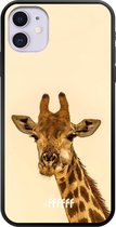 iPhone 11 Hoesje TPU Case - Giraffe #ffffff