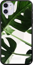 iPhone 11 Hoesje TPU Case - Tropical Plants #ffffff