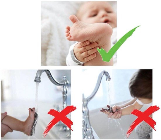 2 tampons encreurs pour la main et les empreintes de bébé - Sans