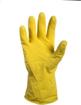 ComFort Handschoen Rubber latex - Huishoud handschoenen M - geel -12 stuks