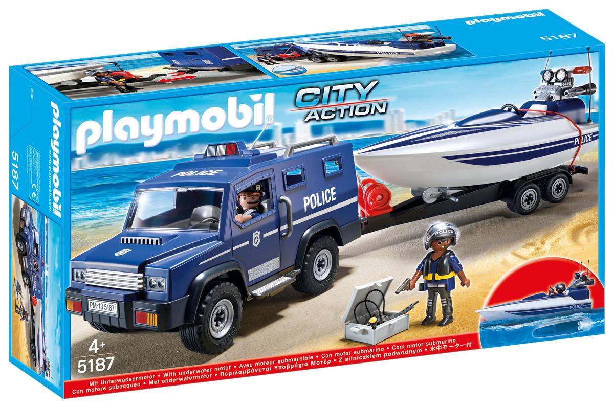 PLAYMOBIL City met Speedboot - | bol.com