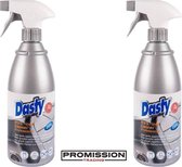 Dasty RVS Professional Schoonmaakpakket - 2 stuks