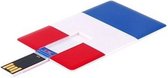 Creditcard usb stick Franse vlag 32GB -1 jaar garantie – A graden klasse chip