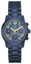 GUESS Watches Mini Sunrise W0448L10 - Horloge - Staal - 36.5 mm - Blauw