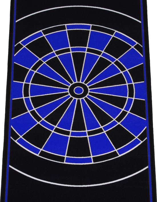 Thumbnail van een extra afbeelding van het spel Dragon darts - dartmat - Bullet blauw 237x80 cm - dart mat – dart vloerkleed