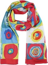 Sjaal Multicolour Levia Rood