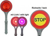 Verkeers stopbord met verlichting 27 cm