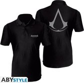 Assassin S Creed - Polo Shirt - Crest - Man Ss Black