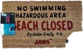Jaws - Beach Closed Door Mat
