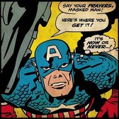 CAPTAIN AMERICA - Canvas 40X40 - Now Or Never