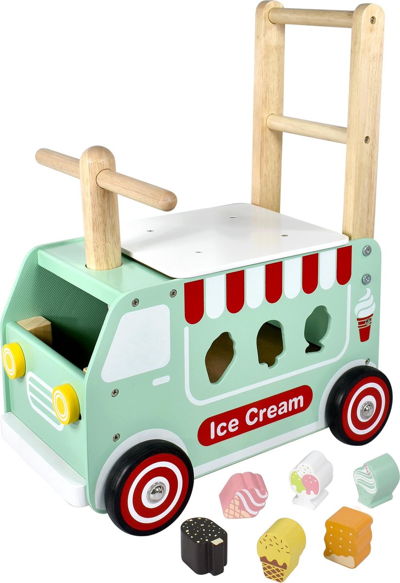 I'm Toy Loop/duwwagen Ijskar Junior Mintgroen